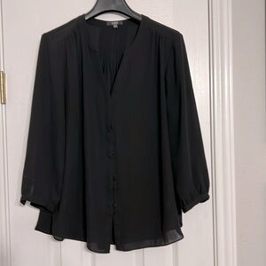 NYDJ BLACK BLOUSE